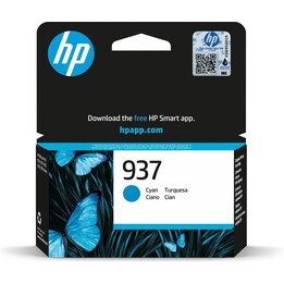 HP 937 Cyan Ink Pattern