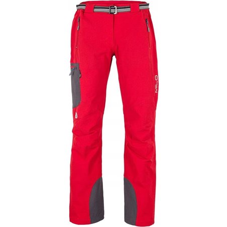 Milo vino Damen Wanderhose - rot