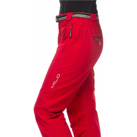 Milo vino Damen Wanderhose - rot