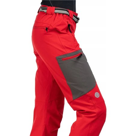 Milo vino Damen Wanderhose - rot