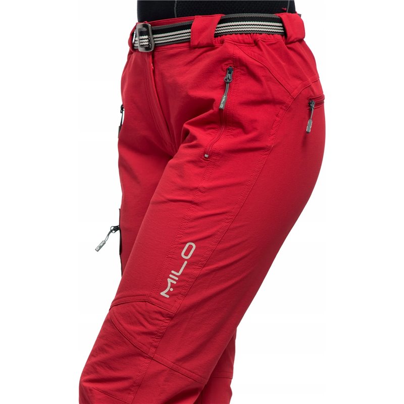 Milo vino Damen Wanderhose - rot