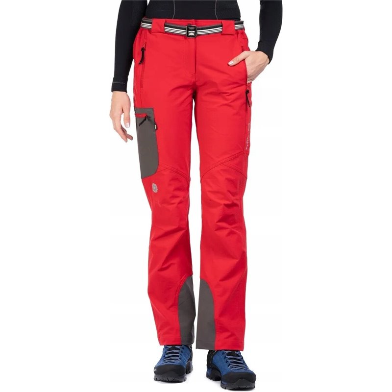 Milo vino Damen Wanderhose - rot