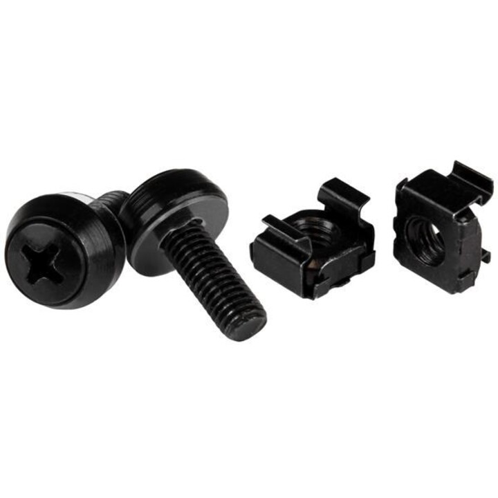 50 PKG M6 SCHRAUBEN + KÄFIGMUTTERN/M6 KÄFIGMUTTERN M6X12MM SCHWARZ
