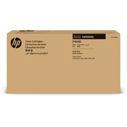 Samsung Paquete de 2 Cartuchos de Tóner Original HP CLT-P404B negro