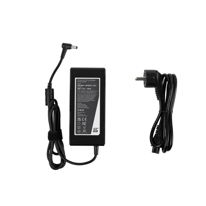 Green Cell AD136P adaptador e inversor de corriente Universal 150 W Negro