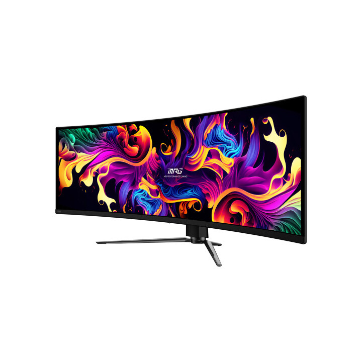 Msi Mpg 491cqp Qd-oled-Bildschirm für PC 124,5 cm (49") 5120 x 1440 Pixel Dqhd Qdoled Schwarz