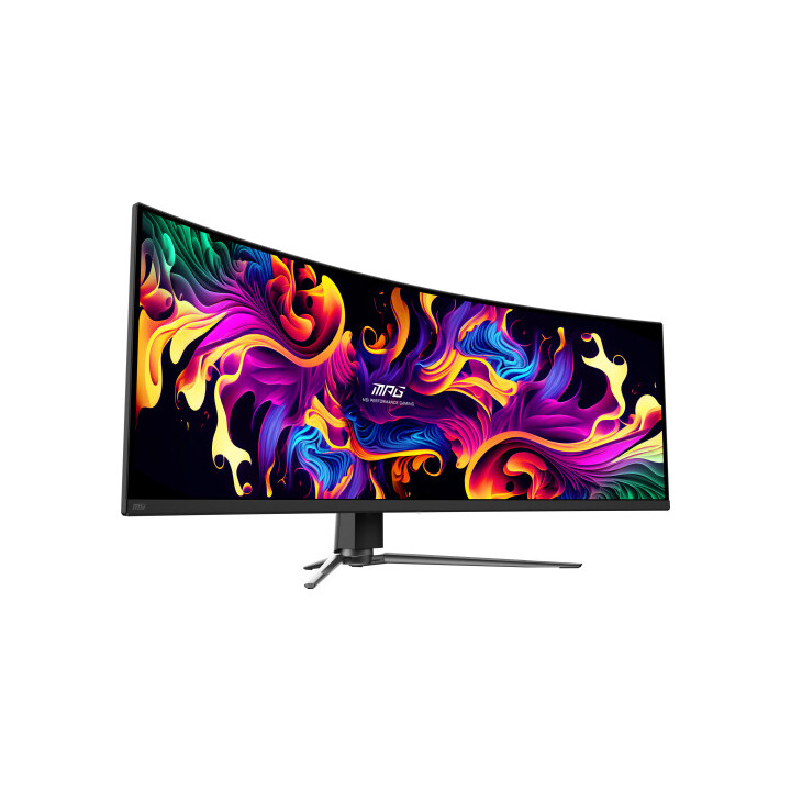 Tela Msi Mpg 491cqp Qd-oled para pc 124,5 cm (49") 5120 x 1440 pixels Dqhd Qdoled preto