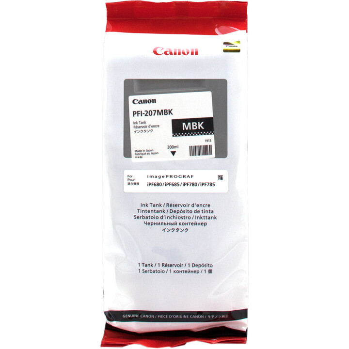 Canon PFI-207MBK Cartucho de Tinta Original Preto Fosco