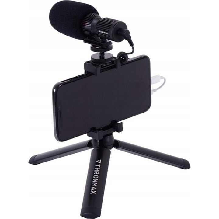 Microfone Shotgun de Streaming Thronmax