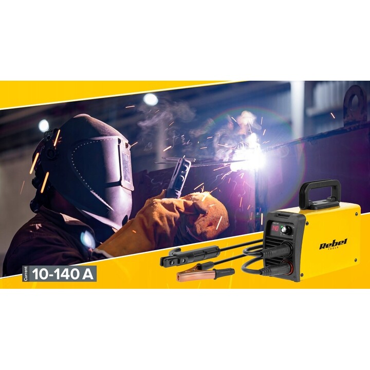 Rebel RB-1040 MMA-Schweißgerät 10-140A LED grau