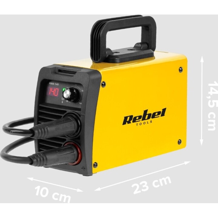 Rebel RB-1040 MMA welding machine 10-140A LED grey