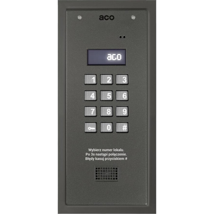 ACO CDNP7ACC ST DOOR INTERCOM LCD PANEL HEATER. 