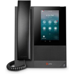 Telefono multimediale aziendale Poly CCX 400 con Open SIP e abilitato PoE