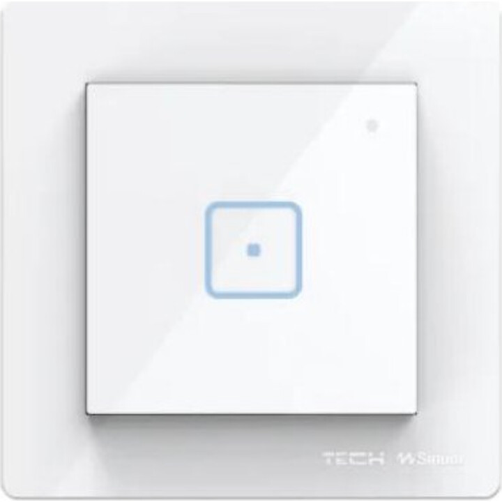 Wired Single Pole Switch White FS-01M Tech Controllers
