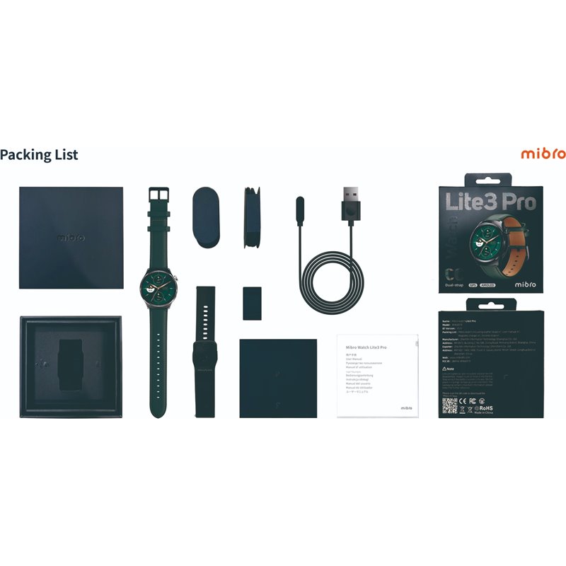 Xiaomi Mibro Watch Lite 3 Pro Green Black