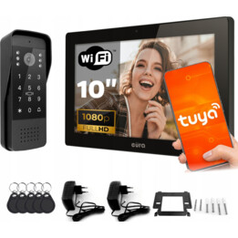 VIDEO INTERCOM EURA VDP-86A3 - monitor 10" black