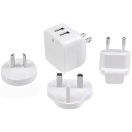 Startech 2-Port USB Wall Charger for Tablets Smartphones - High Power