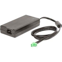 StarTech 160W Adaptador universal de energia CC 24V/6.6A 1.2mtr Cabo de 2 fios, Blocos terminais de 2/3 pinos 100-240V