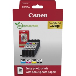 Cartuccia d inchiostro CANON CLI-581 BK/C/M/YP