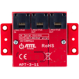 ATTE APT-3-11 Switch PoE 3 puertos 10/100Mbps, extensor
