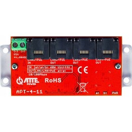 ATTE APT-4-11 Switch PoE 4 porte 10/100Mbps, est