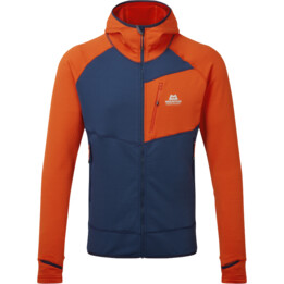 Eclipse hooded-medieval blue-cardinal orange-xl sweatshirt MOUNTAIN EQUIPMENT