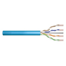 Cavo di installazione DIGITUS cat.6A, U/UTP, Dca, AWG23/1, LSOH, 50m, blu
