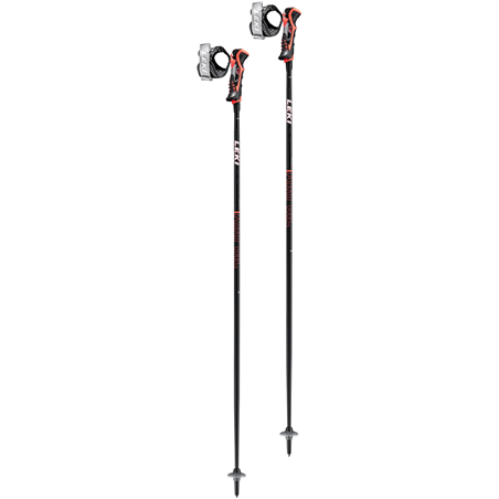 LEKI STICKS 3D AIRFOIL negro/rojo 130