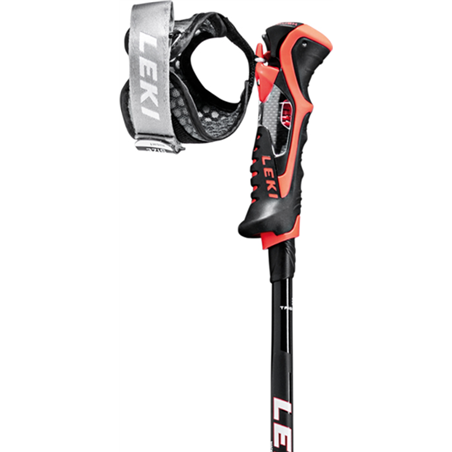 LEKI STICKS 3D AIRFOIL negro/rojo 130