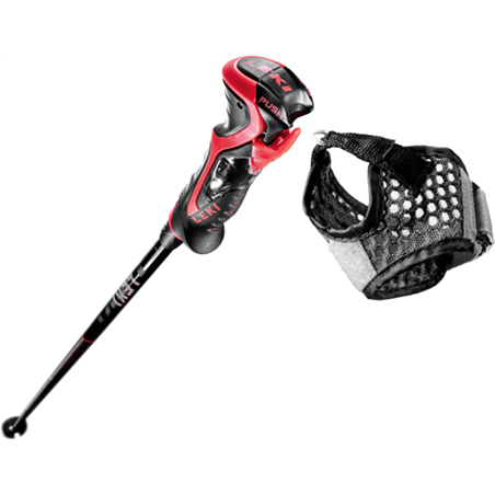 LEKI KIJE AEROFÓLIO 3D preto/vermelho 130