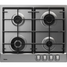Teka GZC 64320 XB Gasherd 60 cm 4 Zonen Silber