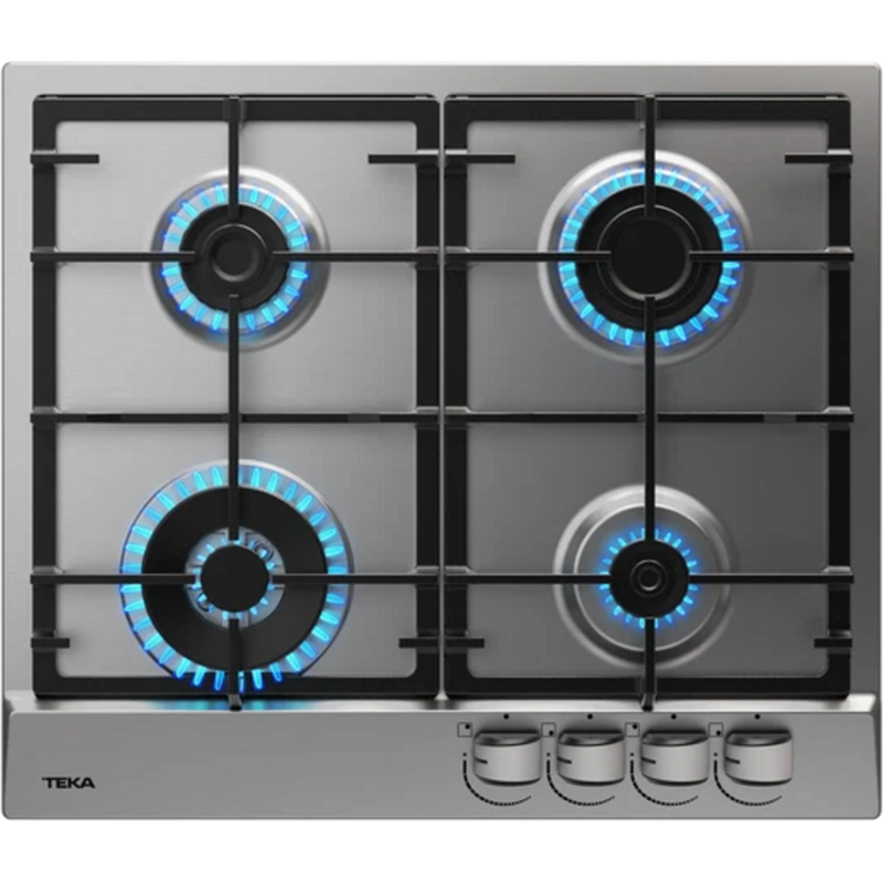 Placa e Gas Teka GZC 64320 XB 60 cm 4 Zonas Plata