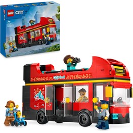 LEGO City 60407 Voiture à impériale rouge