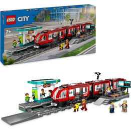 LEGO City 60423 Tram cittadino con stazione