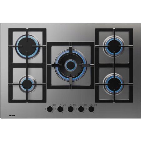 Placa Gas Butano Teka EFX 70.1 5G AI AL DR CI 75cm 5 Zonas Plata