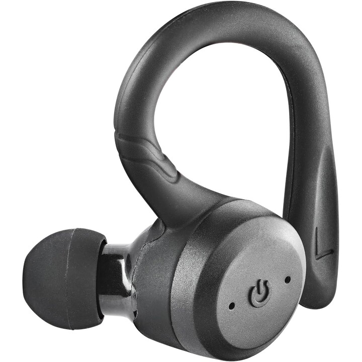 NGS Ártica Jogger Bluetooth-Sportkopfhörer mit Ladeetui/ 10 Stunden Autonomie/ Schwarz