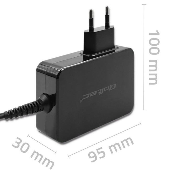 Qoltec PD 120W Turbo Fast Charger | 5-28V | 3-4.5A | USB-C | Black