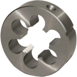 Fanar M20 round threading die DIN-22568 HSSE for stainless steel threading, Silver