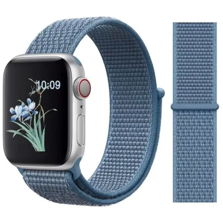 BRACELET DEVIA POUR APPLE WATCH 42/44/45/49MM BOUCLE BLEU