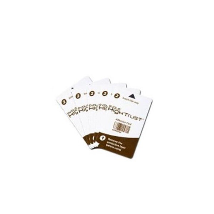 Adhesive card cleaning kit