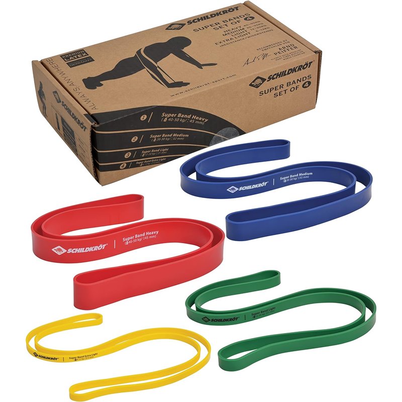 SCHILDKRÖT FITNESS SUPER BANDES SET de 4