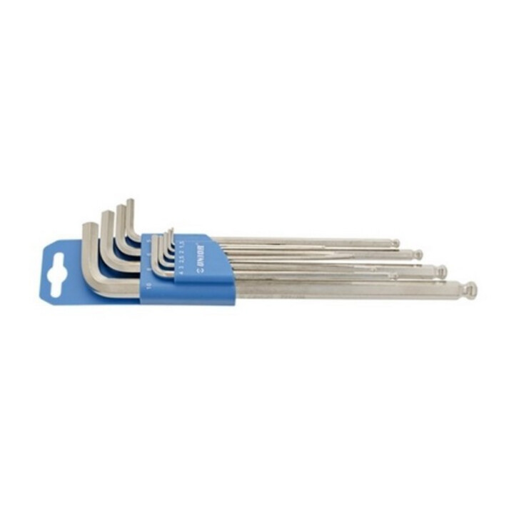 KUGELSECHSKANTSCHLÜSSEL 9-TEILIGES SET 1,5-10MM UNIOR