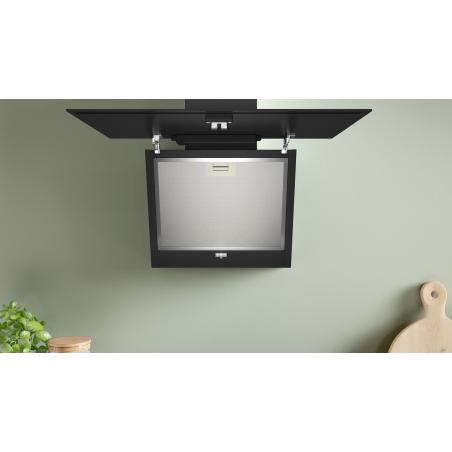 Bosch Serie 2 DWK65DK60 campana De pared Negro 430 m³/h A