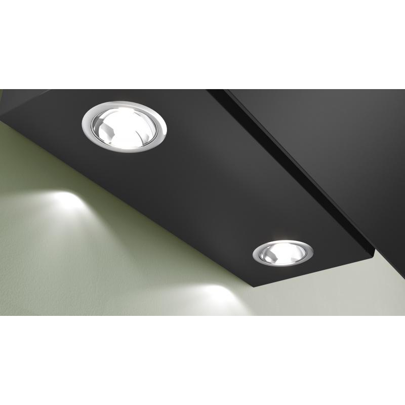 Bosch Serie 2 DWK65DK60 campana De pared Negro 430 m³/h A