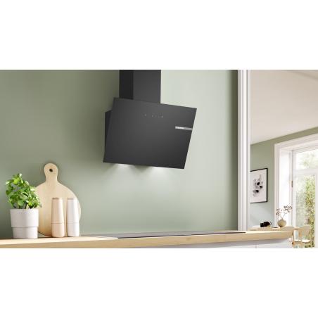 Bosch Serie 2 DWK65DK60 campana De pared Negro 430 m³/h A