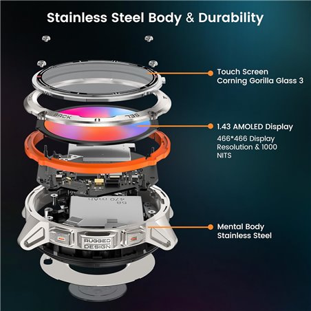 Kospet Tank T3 Ultra Silver