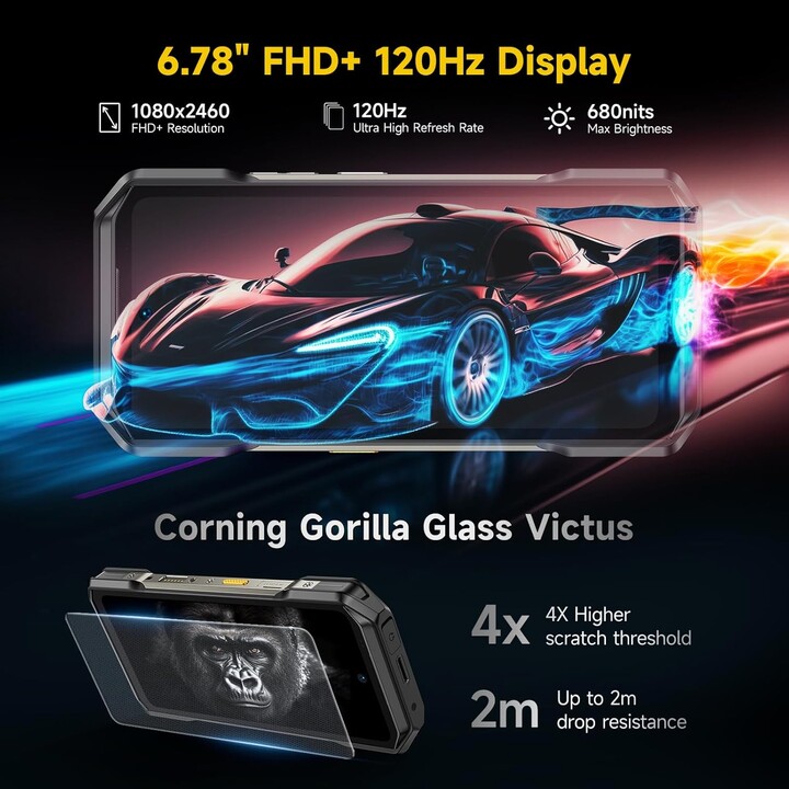 Ulefone Armor 27 Pro 12GB 256GB NFC Dual Sim Preto