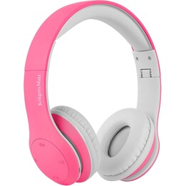Fones de ouvido intra-auriculares sem fio Kruger&Matz para crianças modelo Street Kids, cor rosa