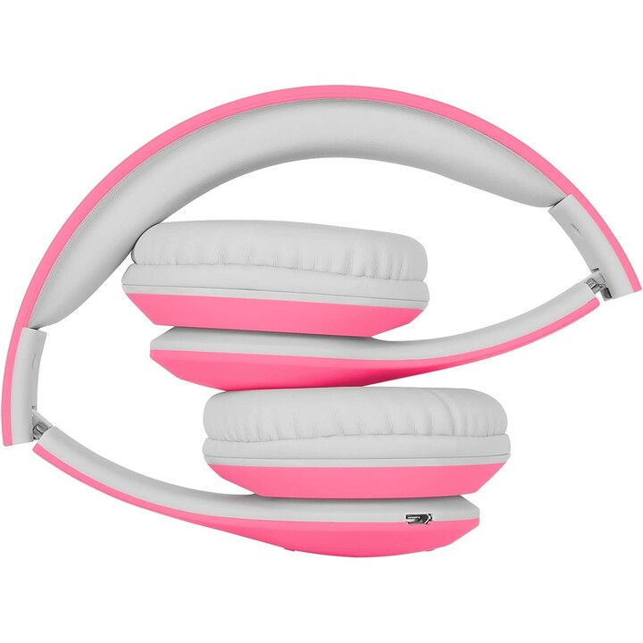 Kruger&Matz écouteurs supra-auriculaires sans fil pour enfants model Street Kids , couleur rose