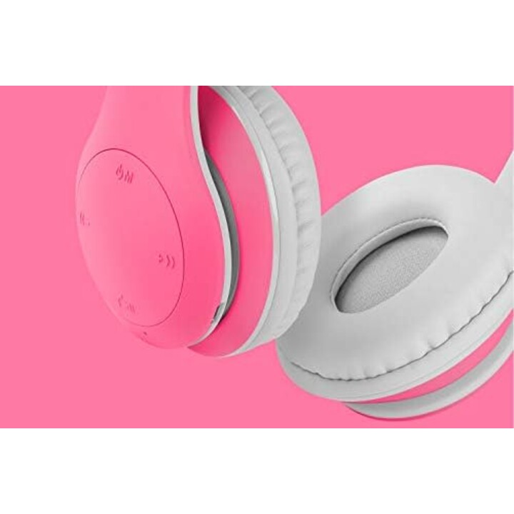 Kruger&Matz écouteurs supra-auriculaires sans fil pour enfants model Street Kids , couleur rose